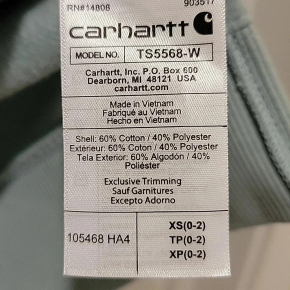 Carhartt Force Relaxed Fit Lightweight Sweatshirt Size XS - Picture 4 of 9